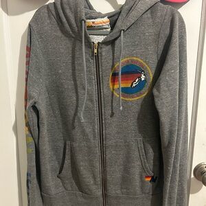 Aviator Nation logo zip up